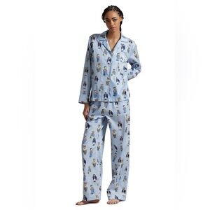 Polo Ralph Lauren Madison PJ Set Allover Bear, size medium. Viral PJs!!!